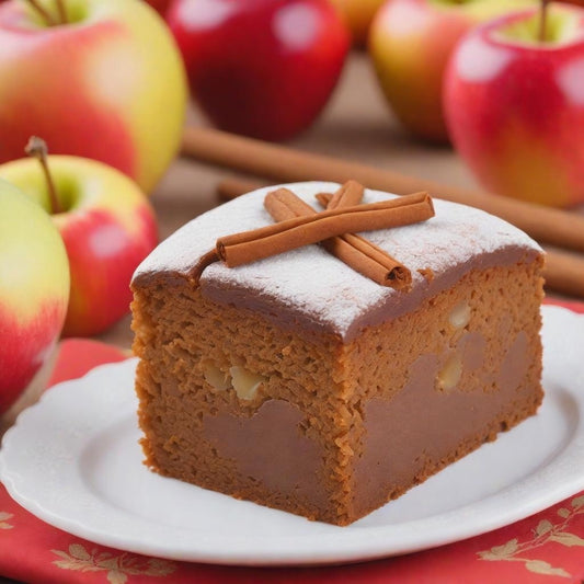 Spiced Apple Gingerbread Cake