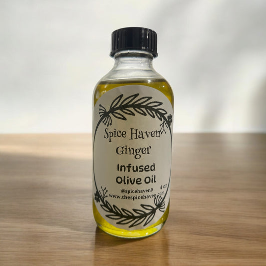 Ginger infused Olive Oil